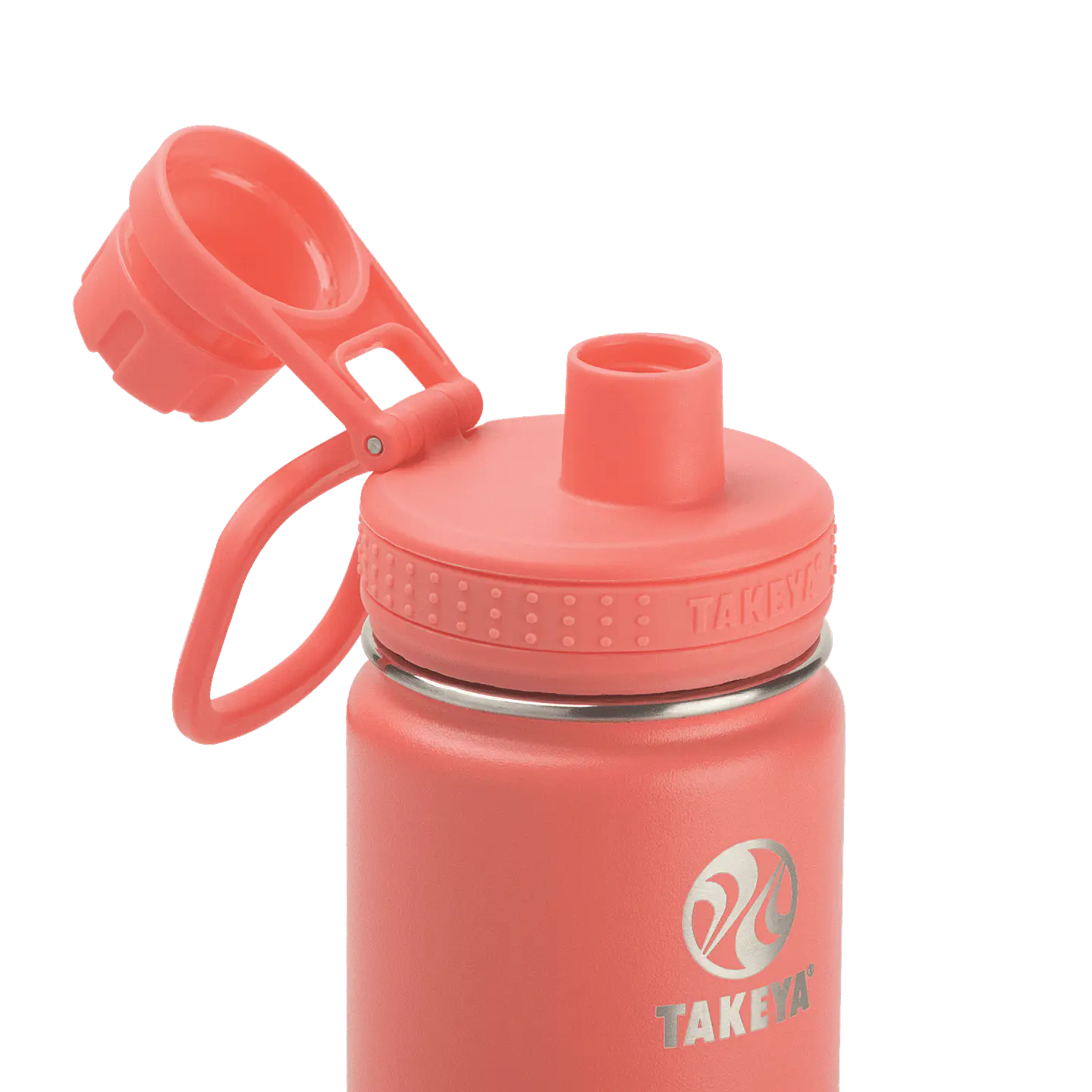 BOTELLA TAKEYA 530ML ANTIGOT CORAL 4
