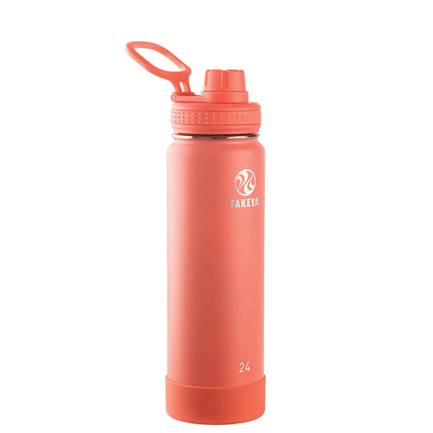 BOTELLA TAKEYA 700ML ANTIGOTEO CORAL  1