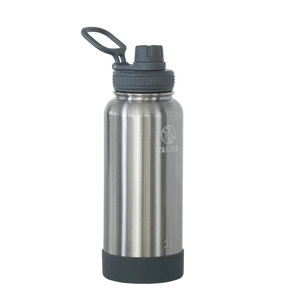 BOTELLA TAKEYA 930ML ANTIGOTEO STEEL 1