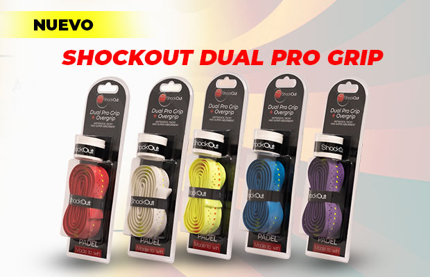 DUAL PRO GRIP + OVERGRIP - SHOCKOUT -