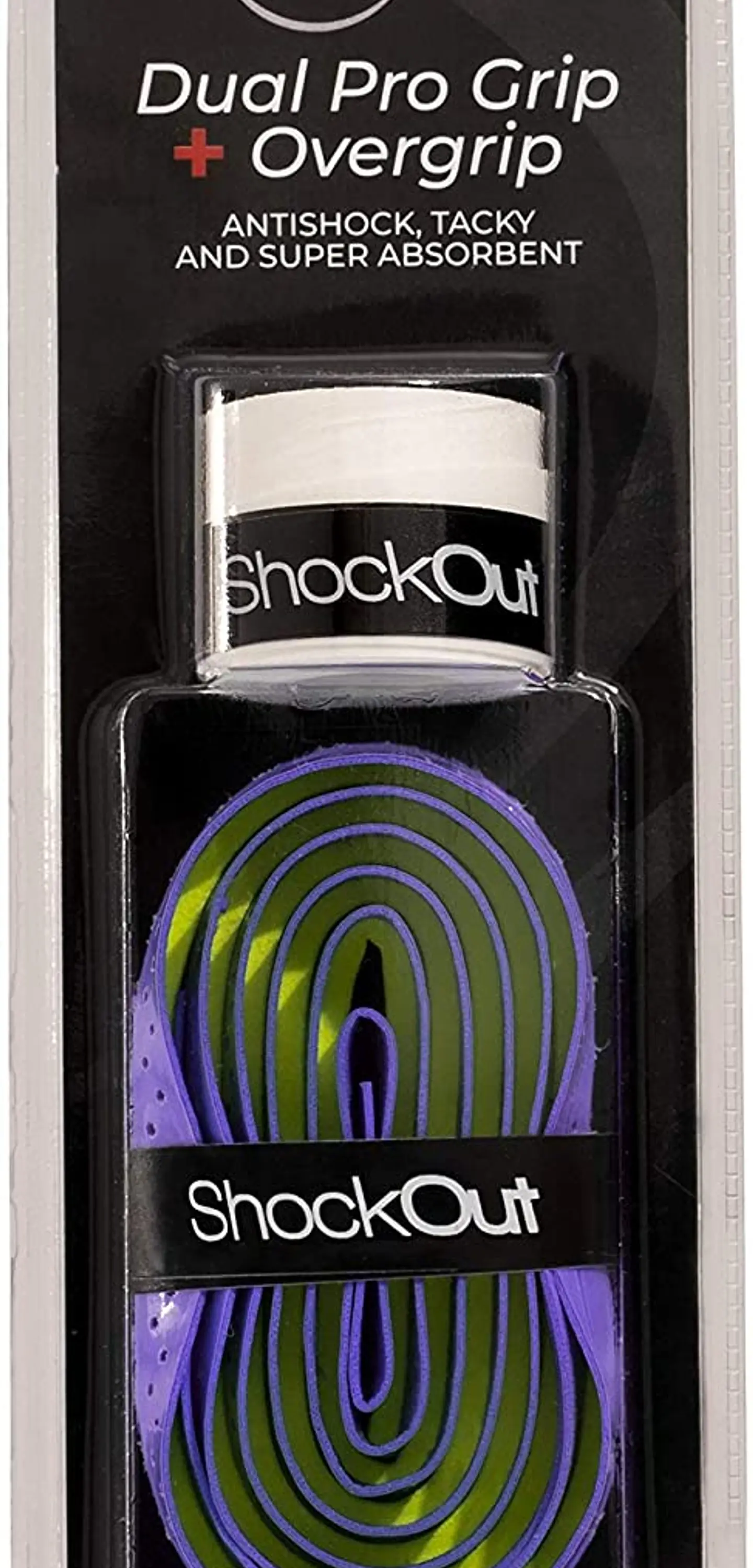 DUAL PRO GRIP + OVERGRIP - SHOCKOUT 8