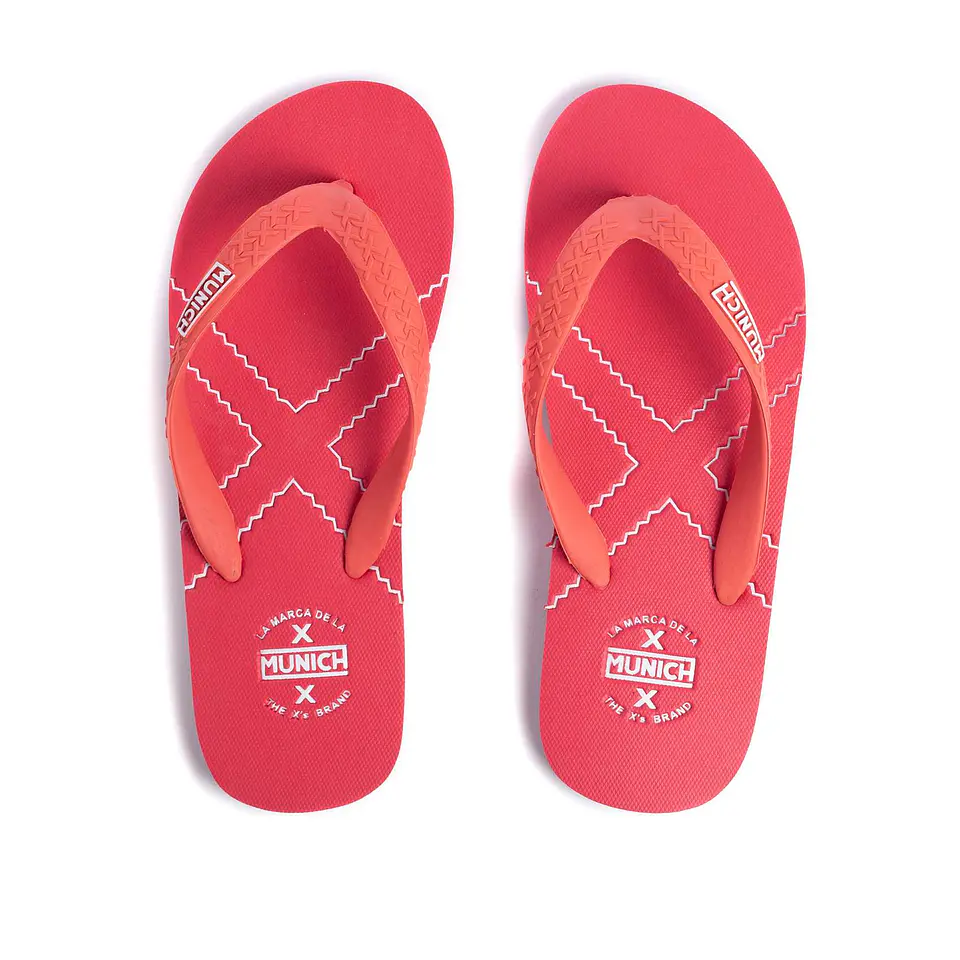 CHANCLAS MUNICH BASIC UNISEX CORAL 1