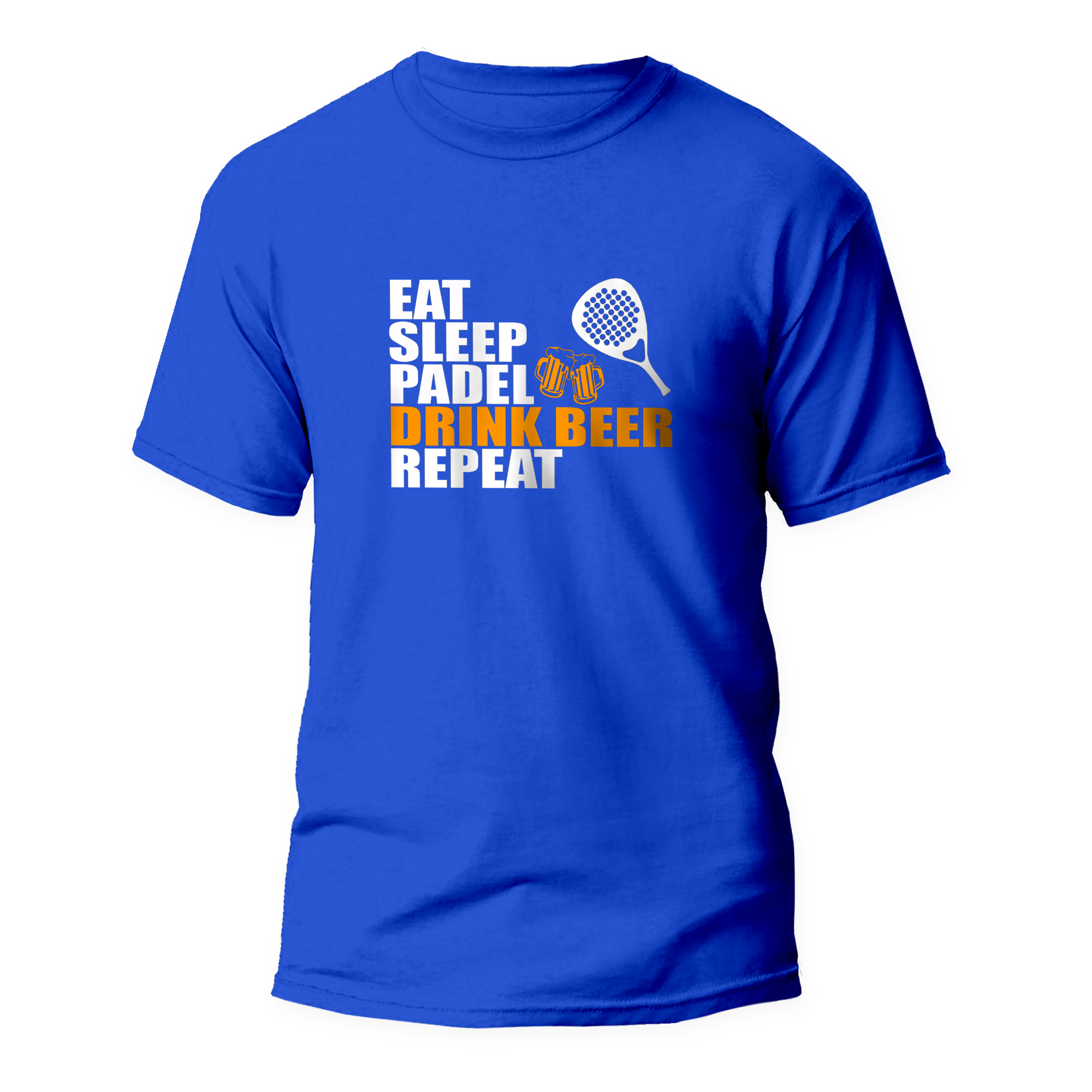 POLERA "EAT, SLEEP, PADEL, DRINK BEER, REPEAT"