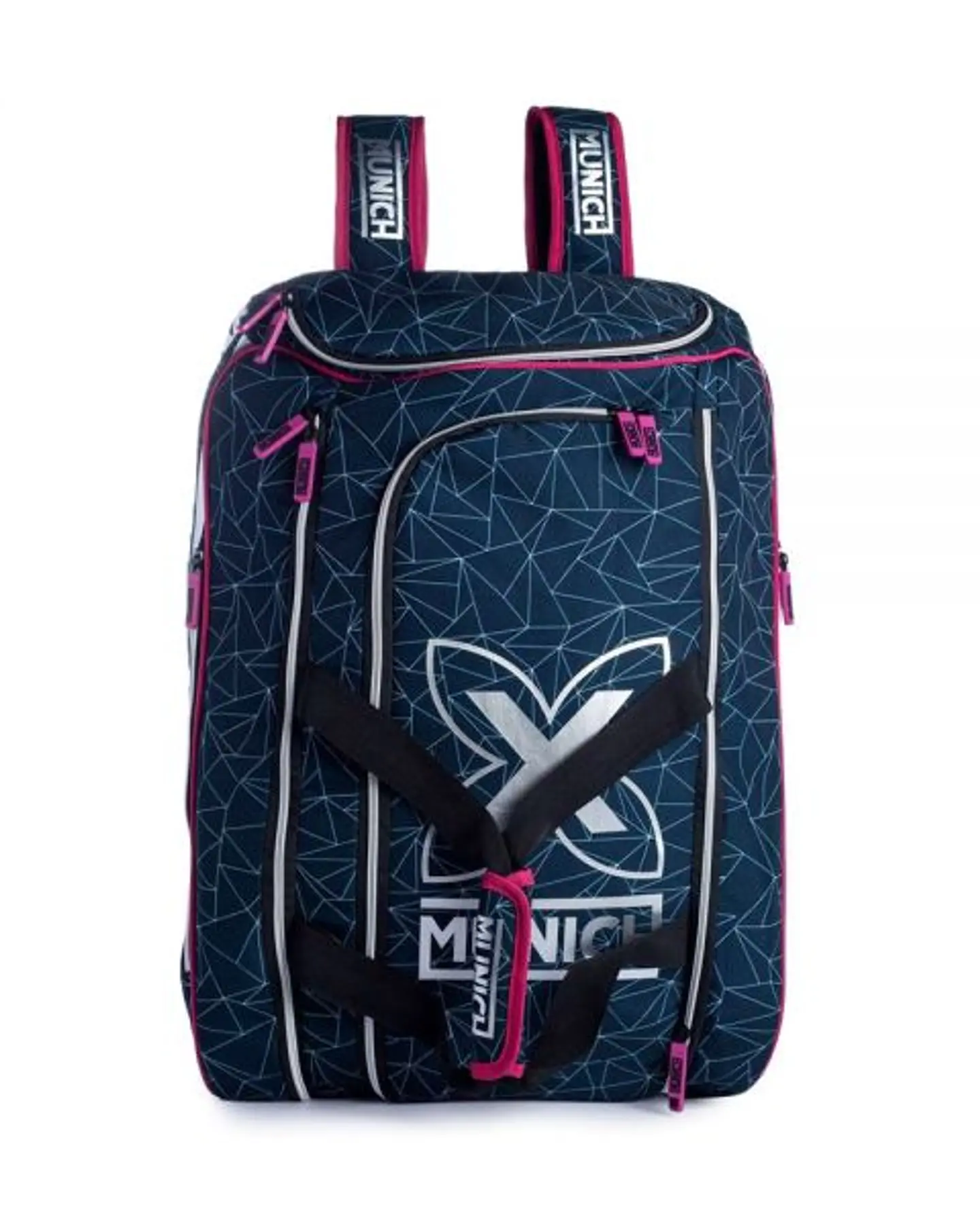 BOLSO MUNICH BAG PADEL NEGRO ROSA 3