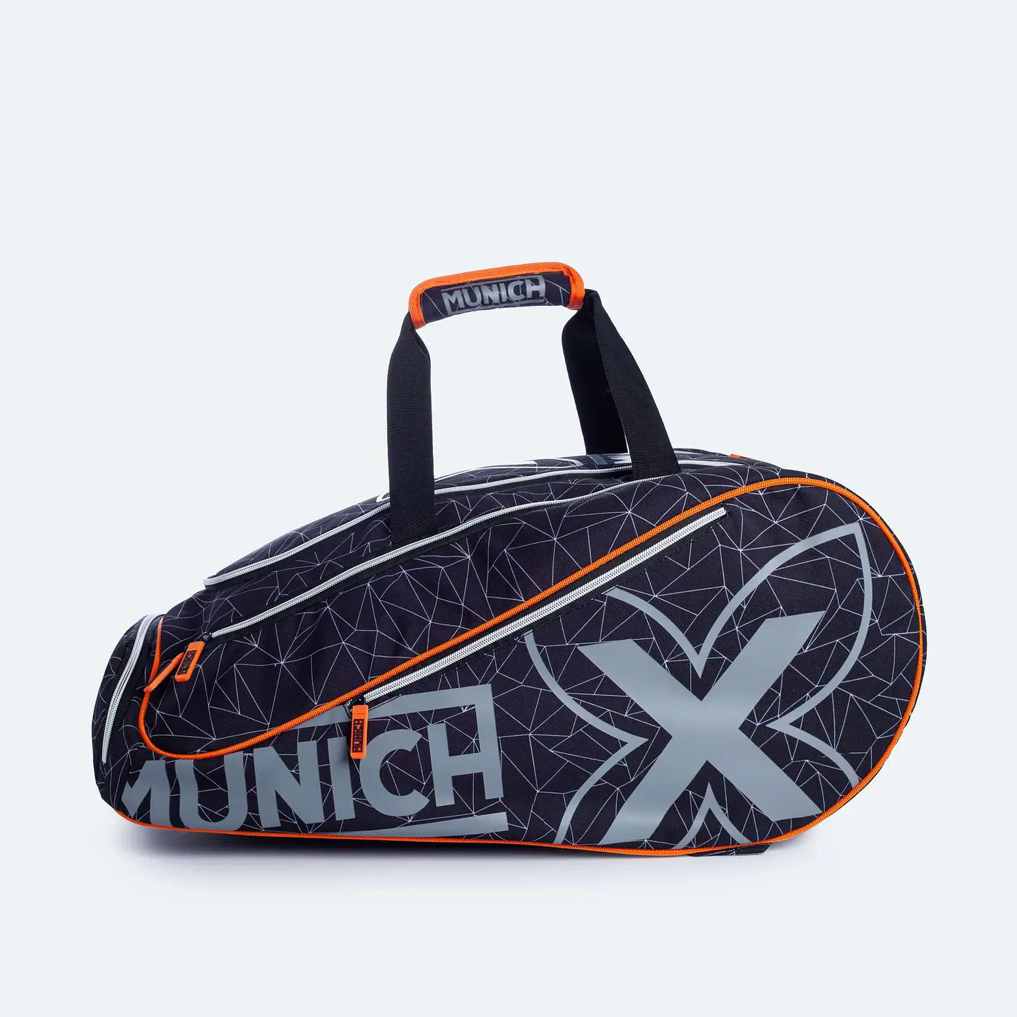 BOLSO MUNICH BAG PADEL NEGRO NARANJA 1