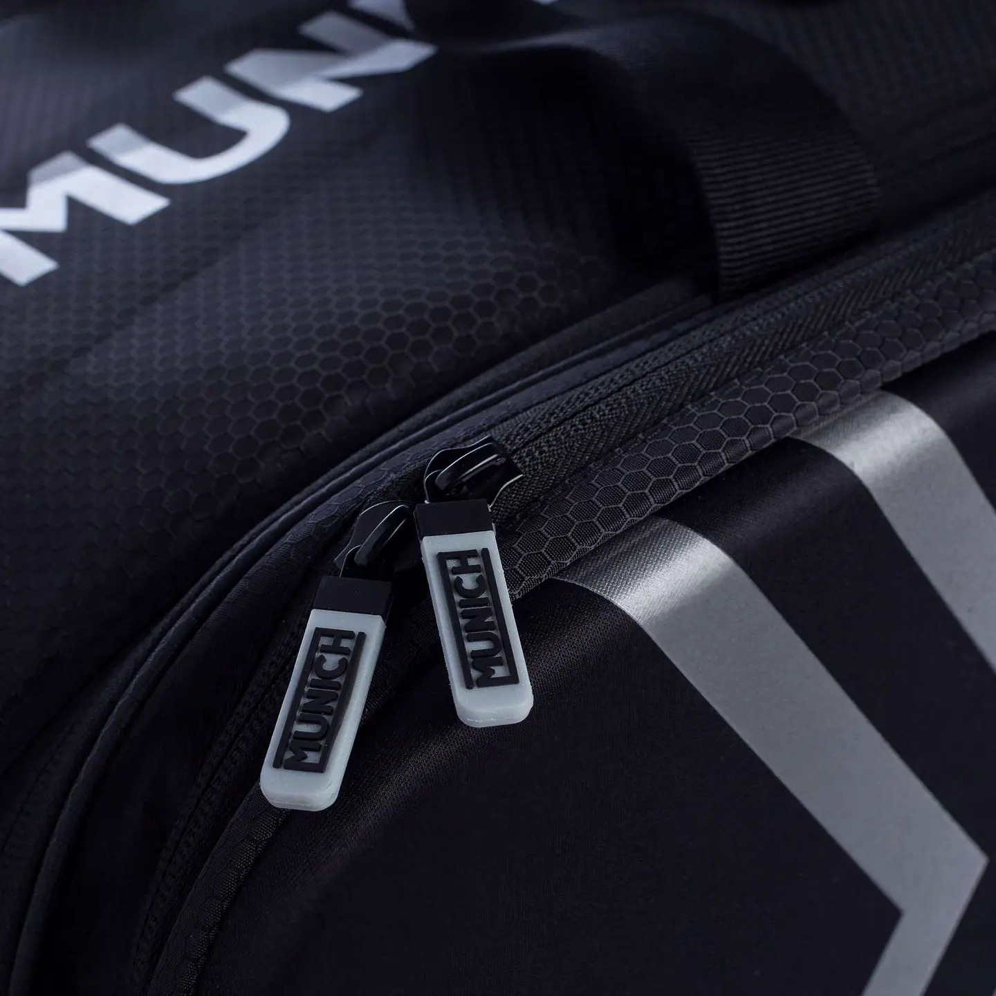 BOLSO MUNICH RACKET BAG NEGRO-SILVER 5