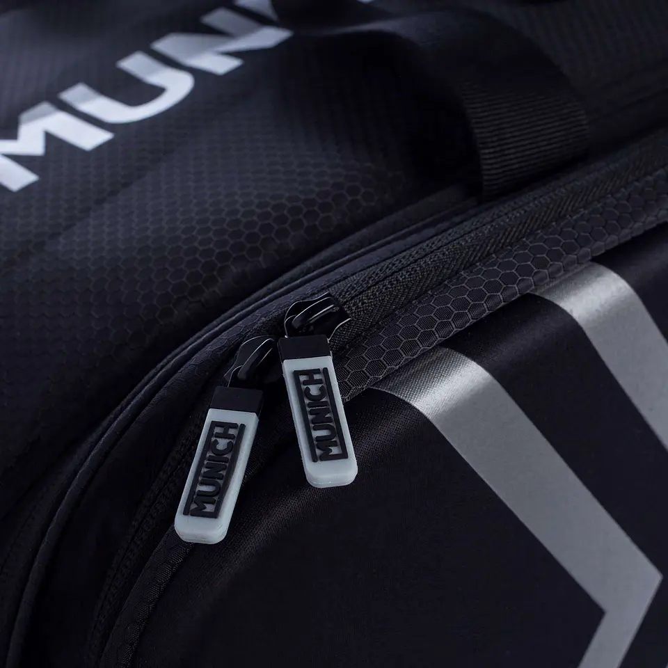 BOLSO MUNICH RACKET BAG NEGRO-SILVER 5