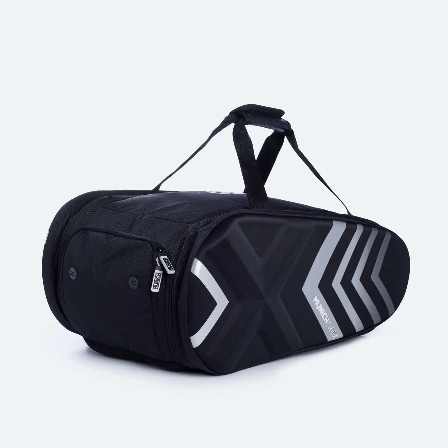 BOLSO MUNICH RACKET BAG NEGRO-SILVER 1