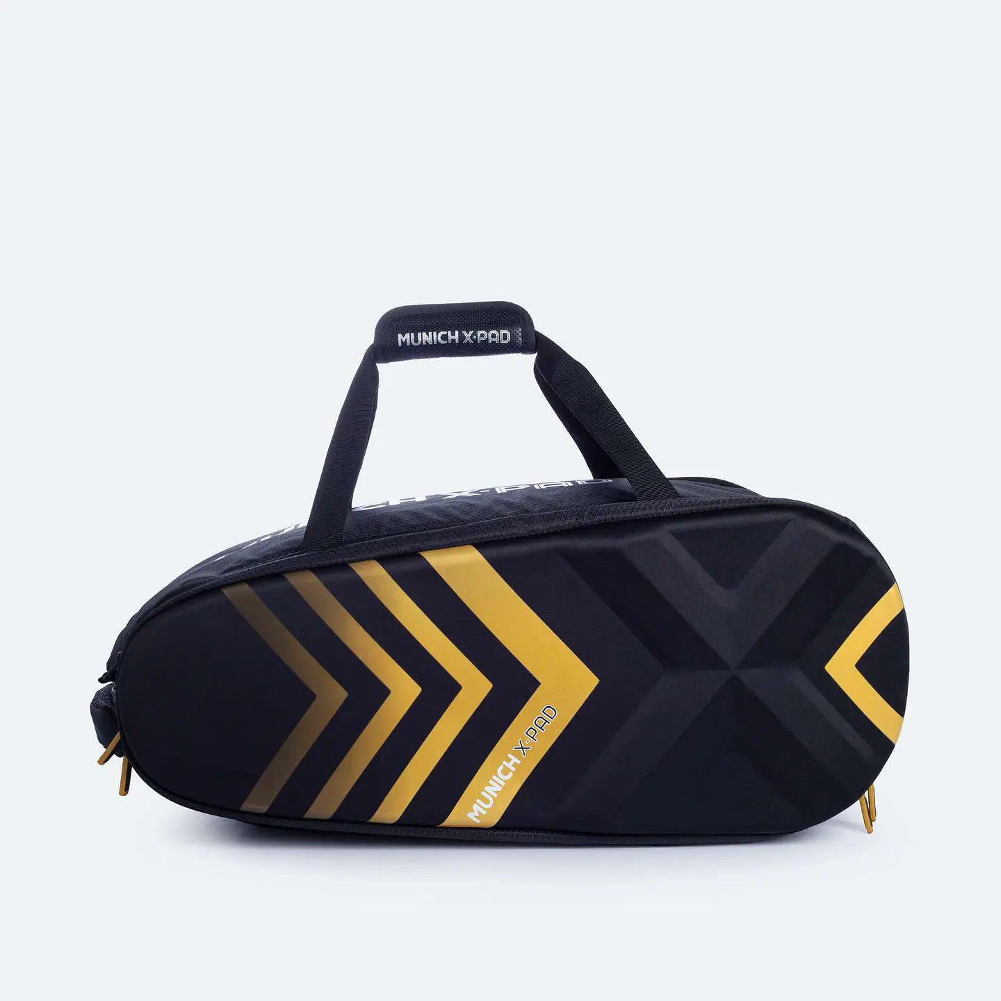 BOLSO MUNICH RACKET BAG NEGRO-DORADO 7