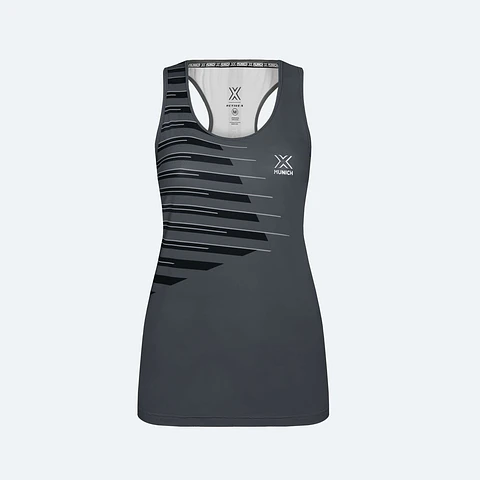 MUNICH POLERA WOMAN BASIC TANK TOP BLACK
