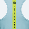 MUNICH POLERA WOMAN BASIC TANK TOP AQUA