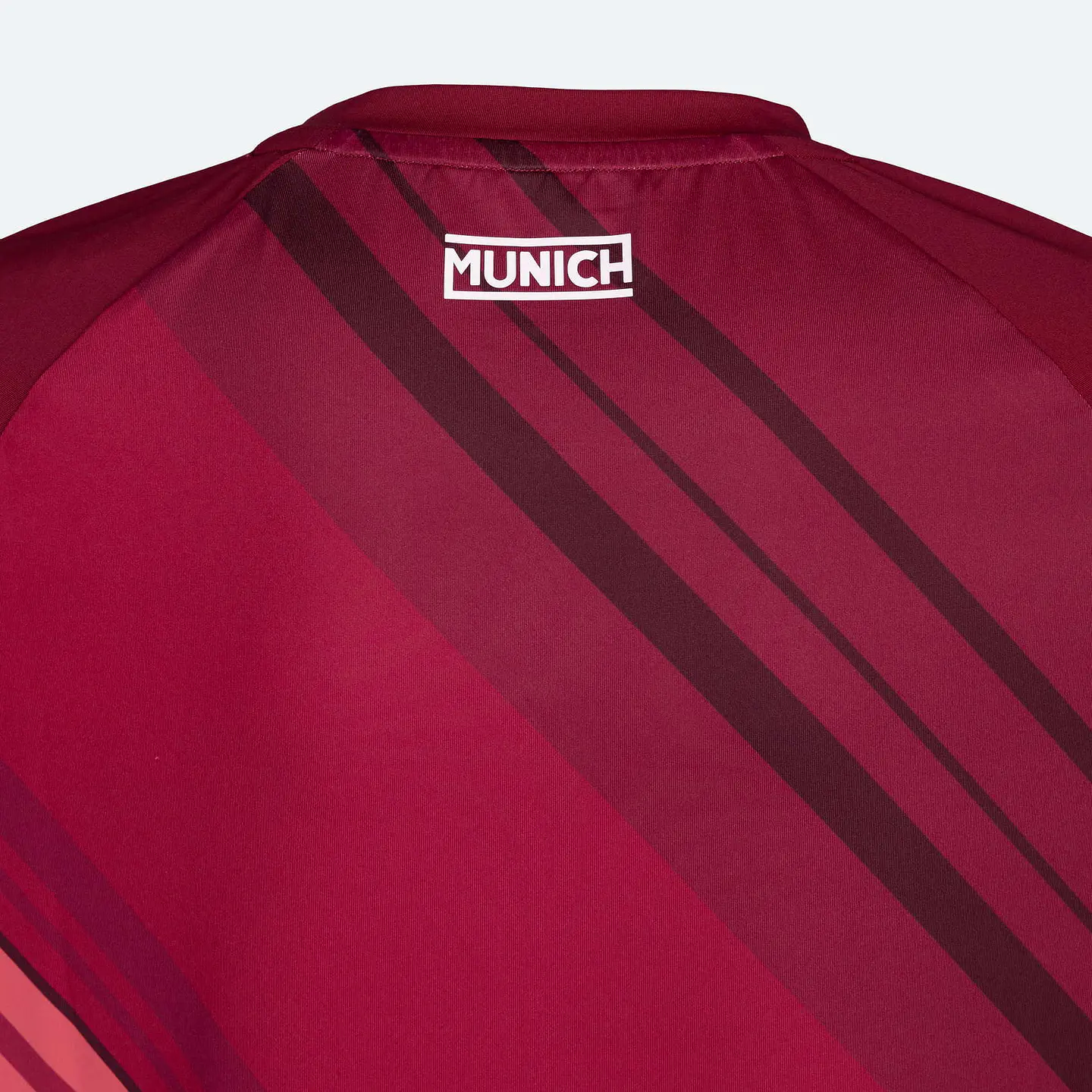 POLERA MUNICH MAN STRIPES FUCSIA 2