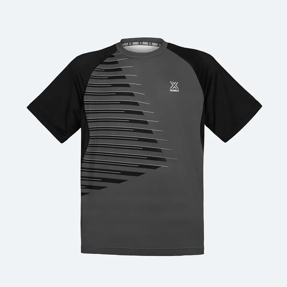POLERA MUNICH MAN PRO DRY TEE BLACK 1