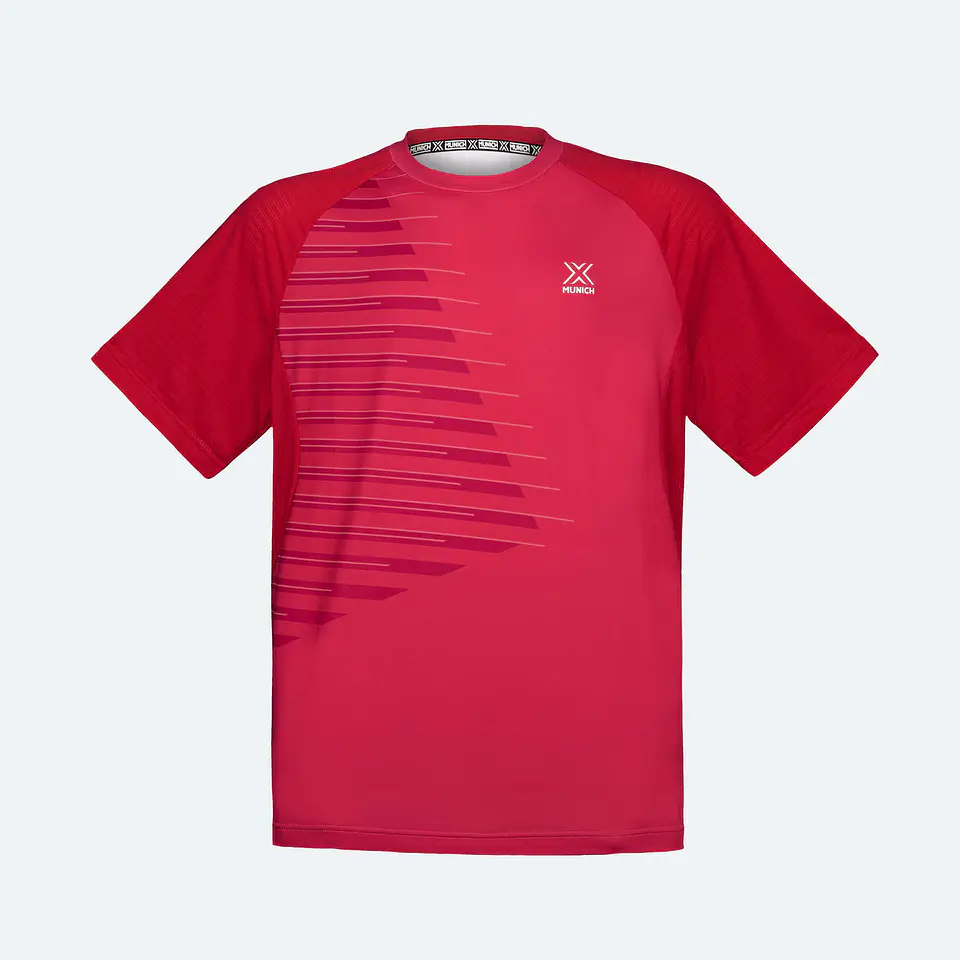 POLERA MUNICH MAN PRO DRY TEE FUCSIA 1