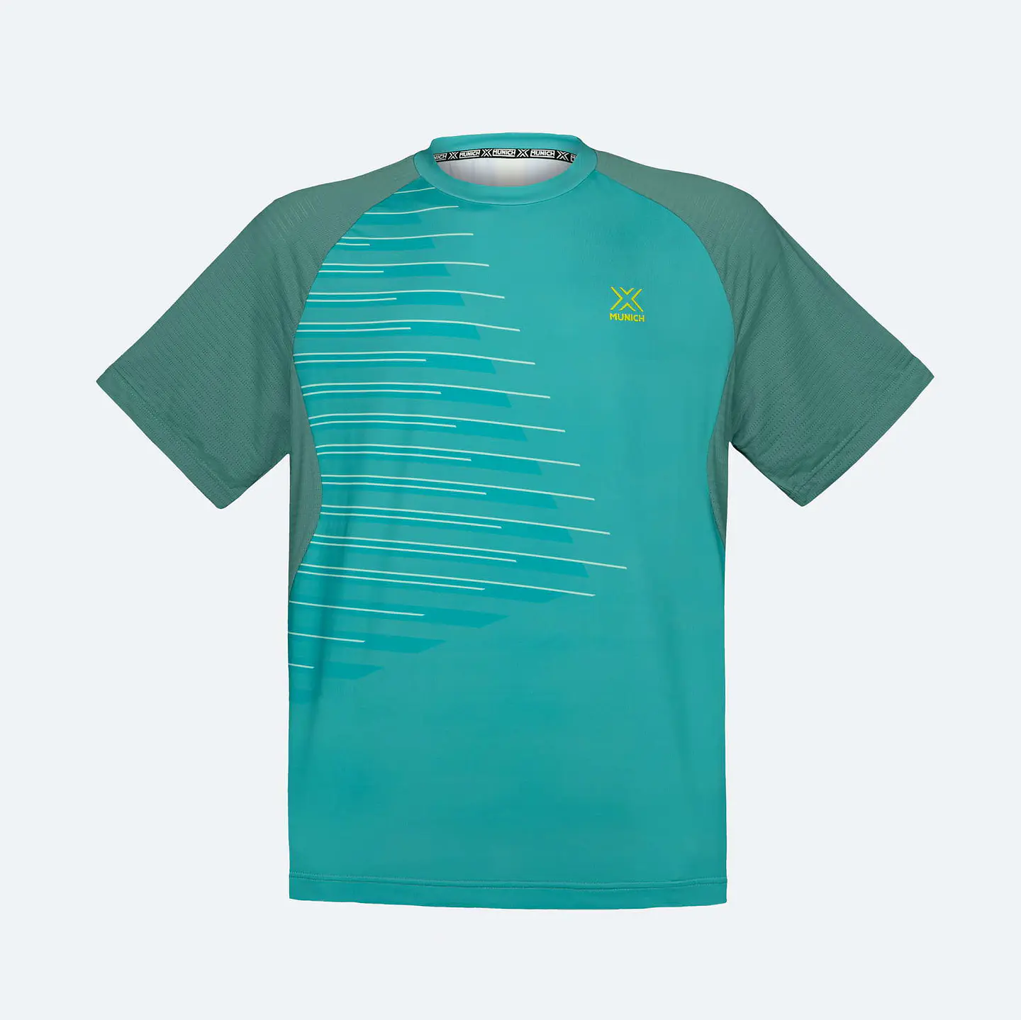 POLERA MUNICH MAN PRO DRY TEE AQUA 1