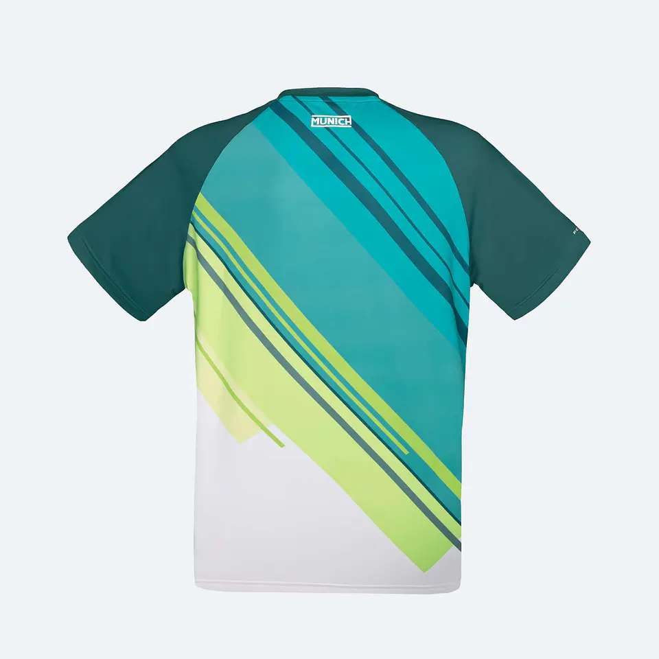 POLERA MUNICH MAN STRIPES GREEN 3
