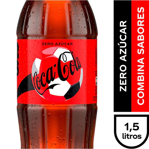 Bebida Coca Cola Zero 1,5Lt.