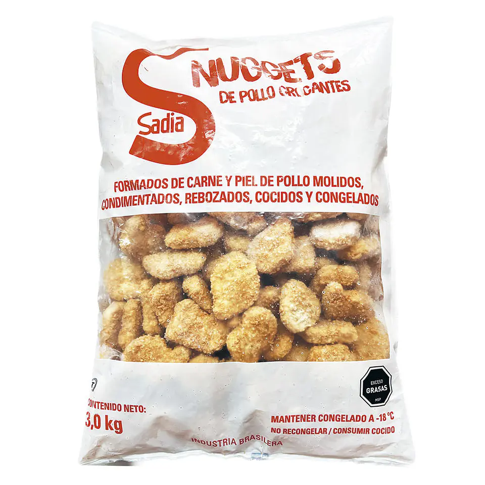 Nuggets de Pollo Sadia Bolsa 3Kg. 1