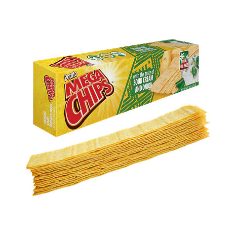 Potato Mega Chips Sour Cream Cebolla 50gr.