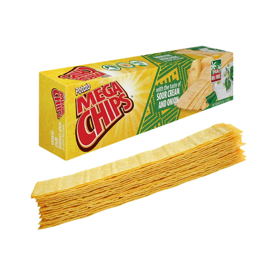 Potato Mega Chips Sour Cream Cebolla 50gr. 1