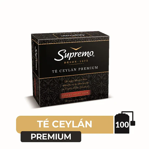Te Supremo Premium Ceylan 100bolsas