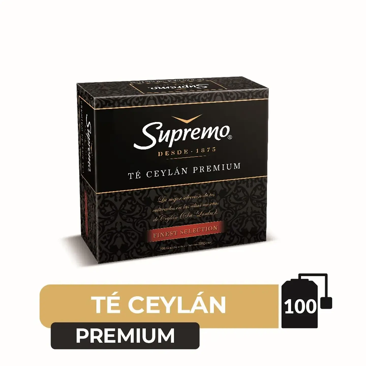 Te Supremo Premium Ceylan 100bolsas 1