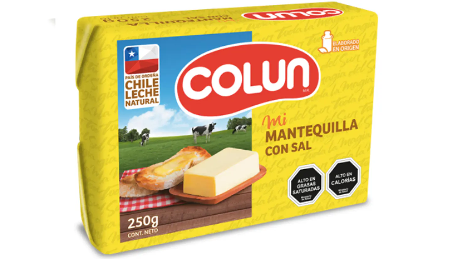 Mantequilla Colun Con Sal 250gr. 1