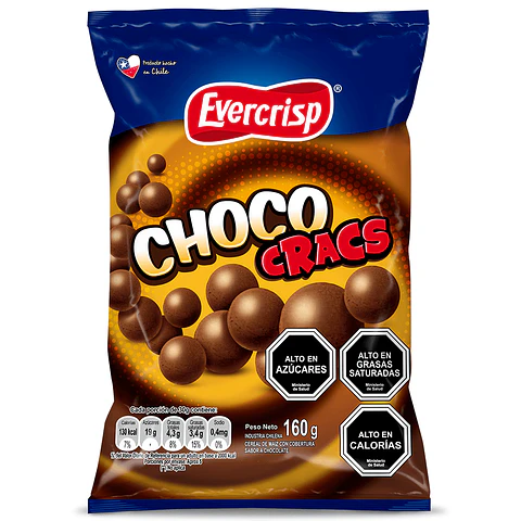 Choco Cracks Evercrips 160gr.