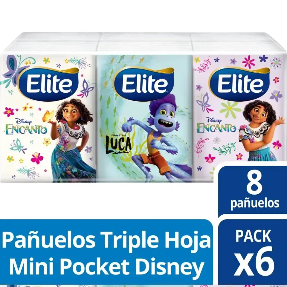 Pañuelos Triple Hoja Disney Pack 6 1