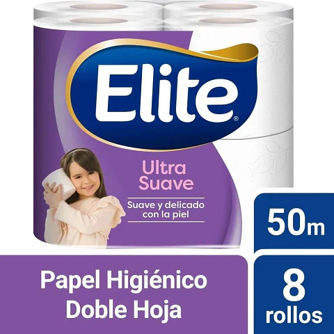 Papel Higienico Elite Ultra 8x50un.