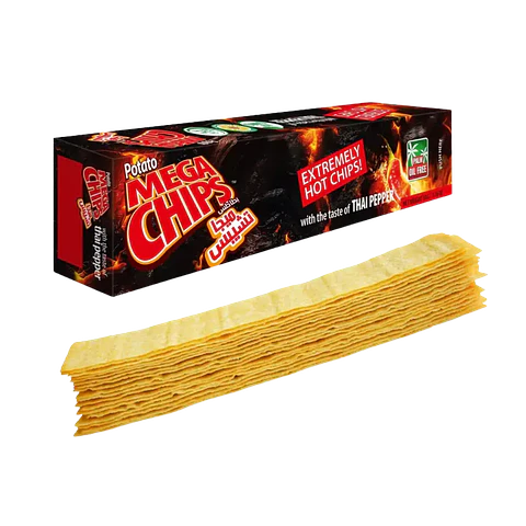 Potato Mega Chips Extremely Hot 50gr.