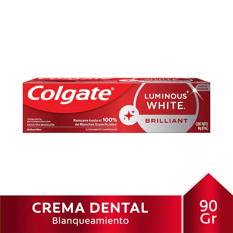 Pasta Dental Luminous White Colgate 90gr.