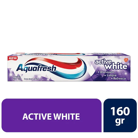 Pasta Dental Active White Aquaresh 160gr.