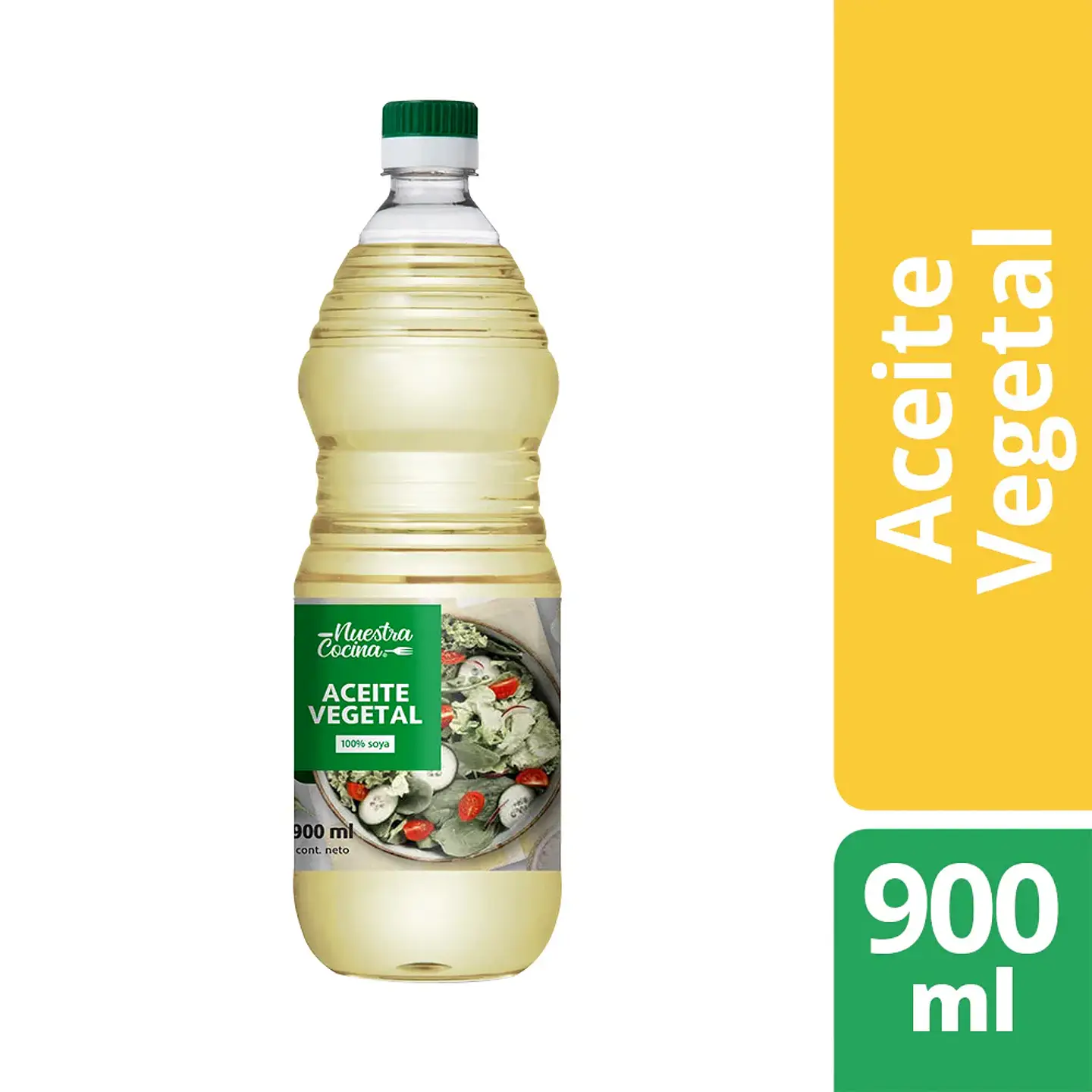 Aceite Vegetal Nuestra Cocina 900ml 1