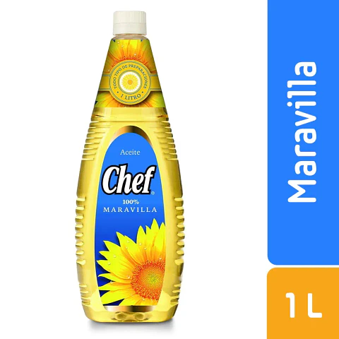 Aceite Maravilla 0% Colesterol Chef 1lt.