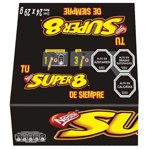 Super 8 Caja 24x29gr.