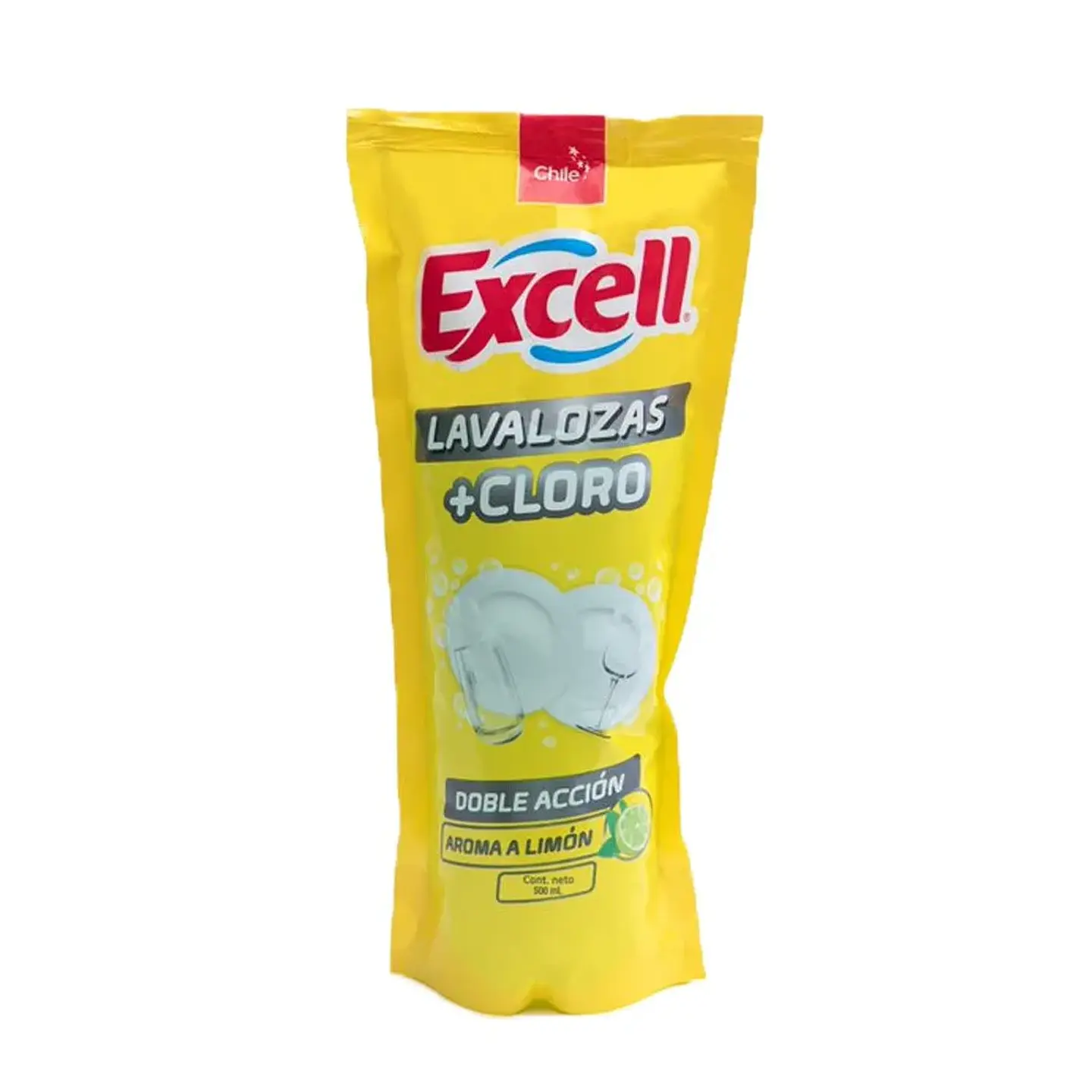 Lavalozas + Cloro Limon Excell DoyPack 500ml. 1