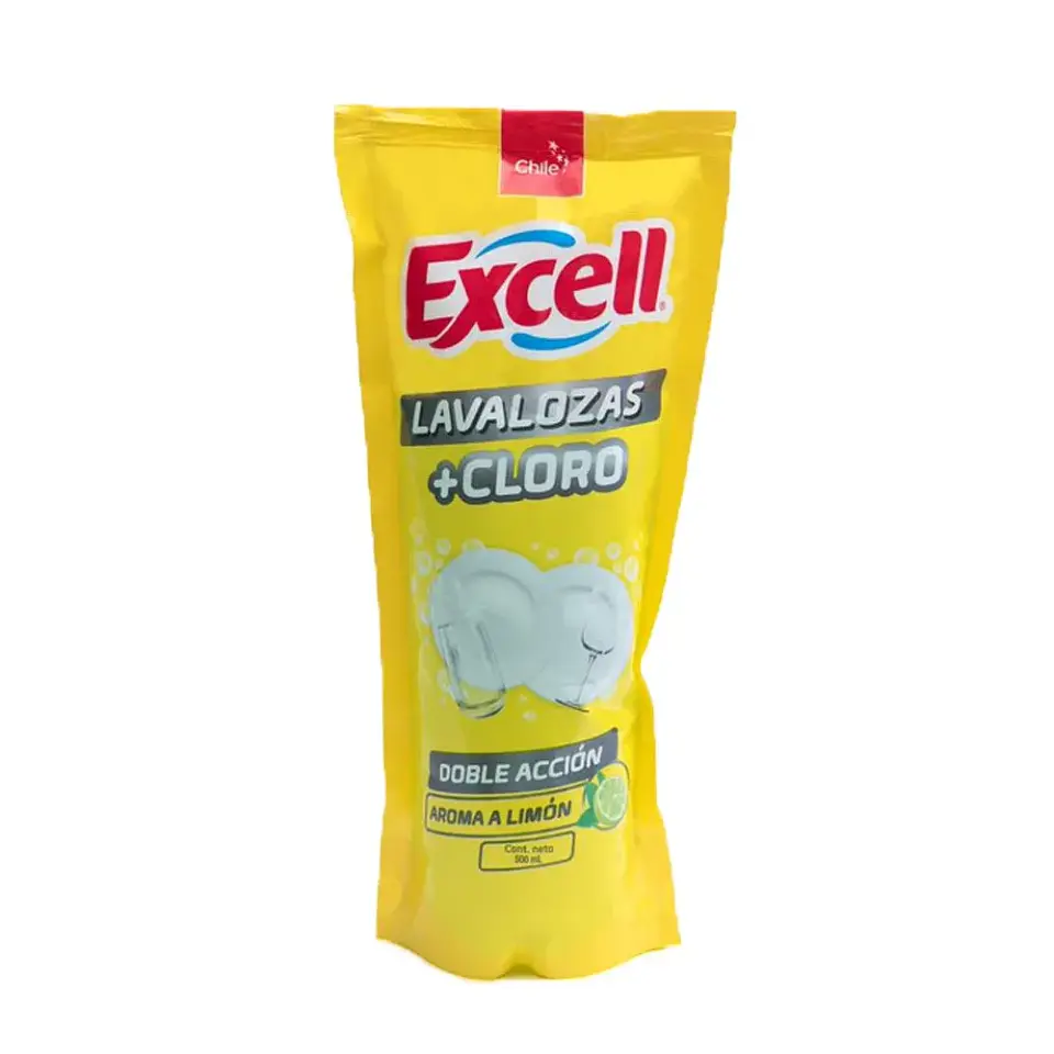 Lavalozas + Cloro Limon Excell DoyPack 500ml. 1