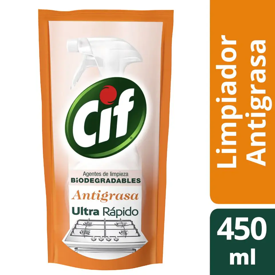 Cif Antigrasa Recarga 450ml. 1