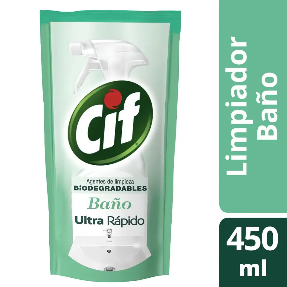 Cif Limpiador de Baño Recarga 450ml 1
