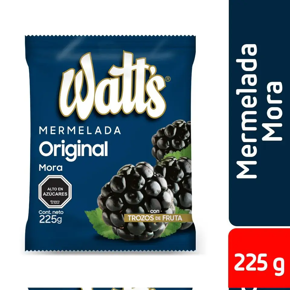 Mermelada Mora Watts 225gr. 1