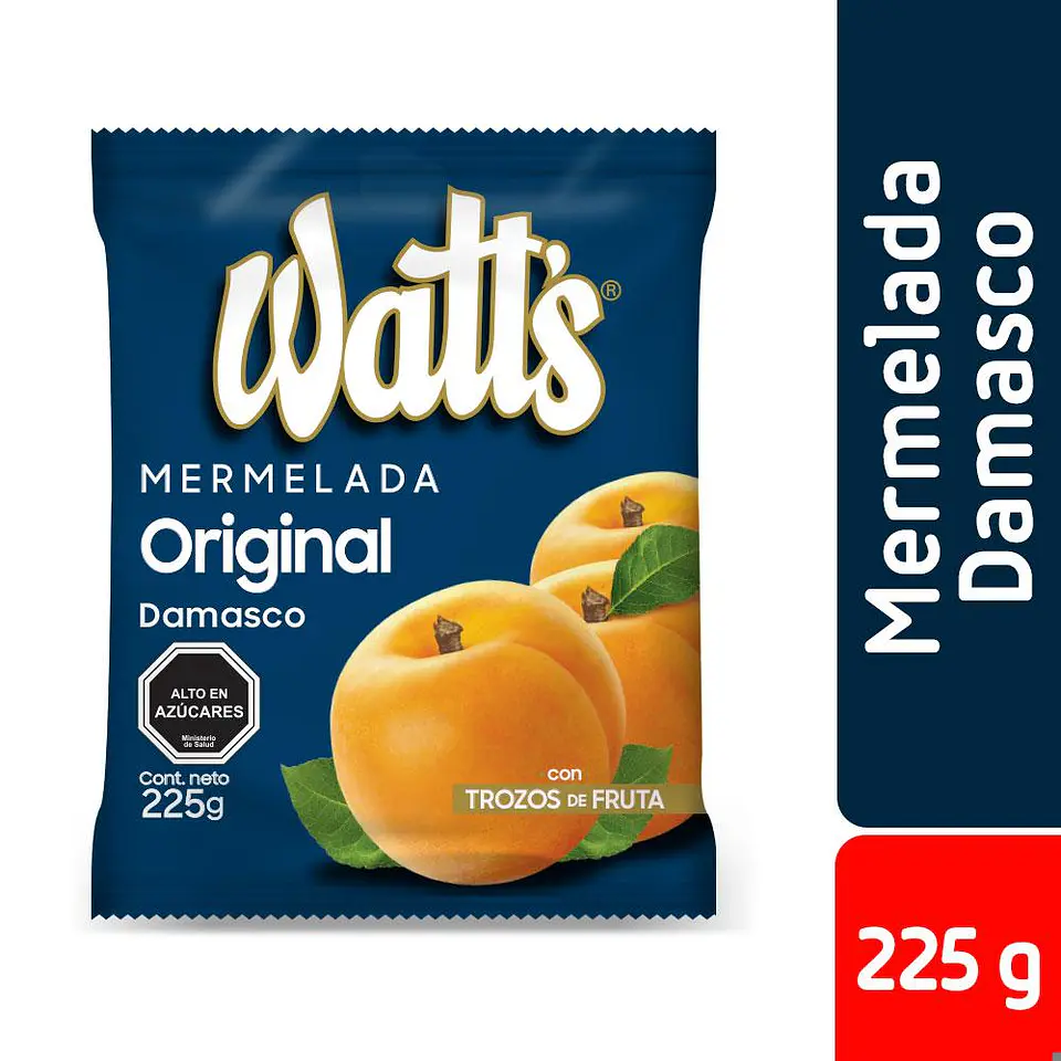 Mermelada Damasco Watts 225gr. 1