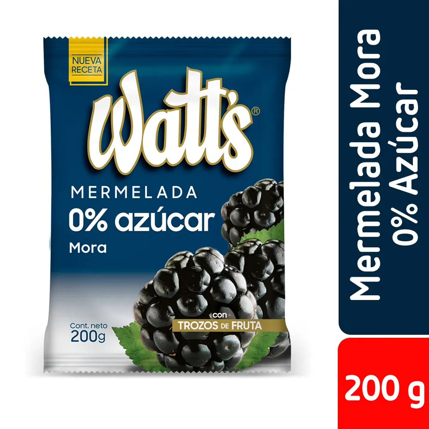 Mermelada Mora 0% Sin Azucar Watts 200gr 1