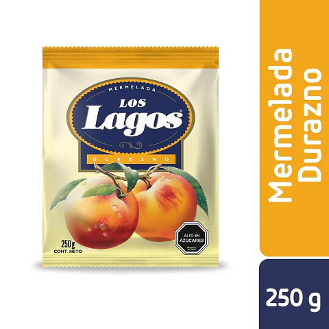 Mermelada Durazno Los Lagos 250gr.
