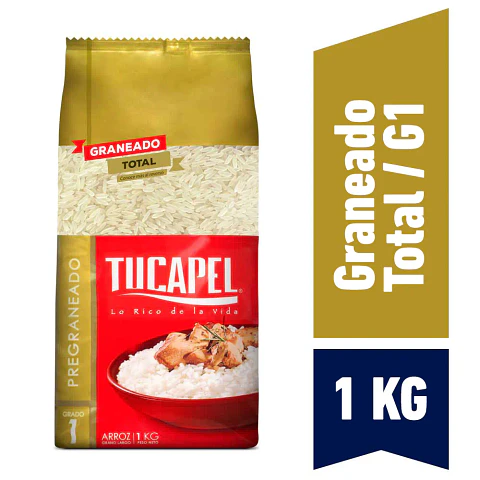 Arroz Tucapel G1 Pre Graneado 1Kg.