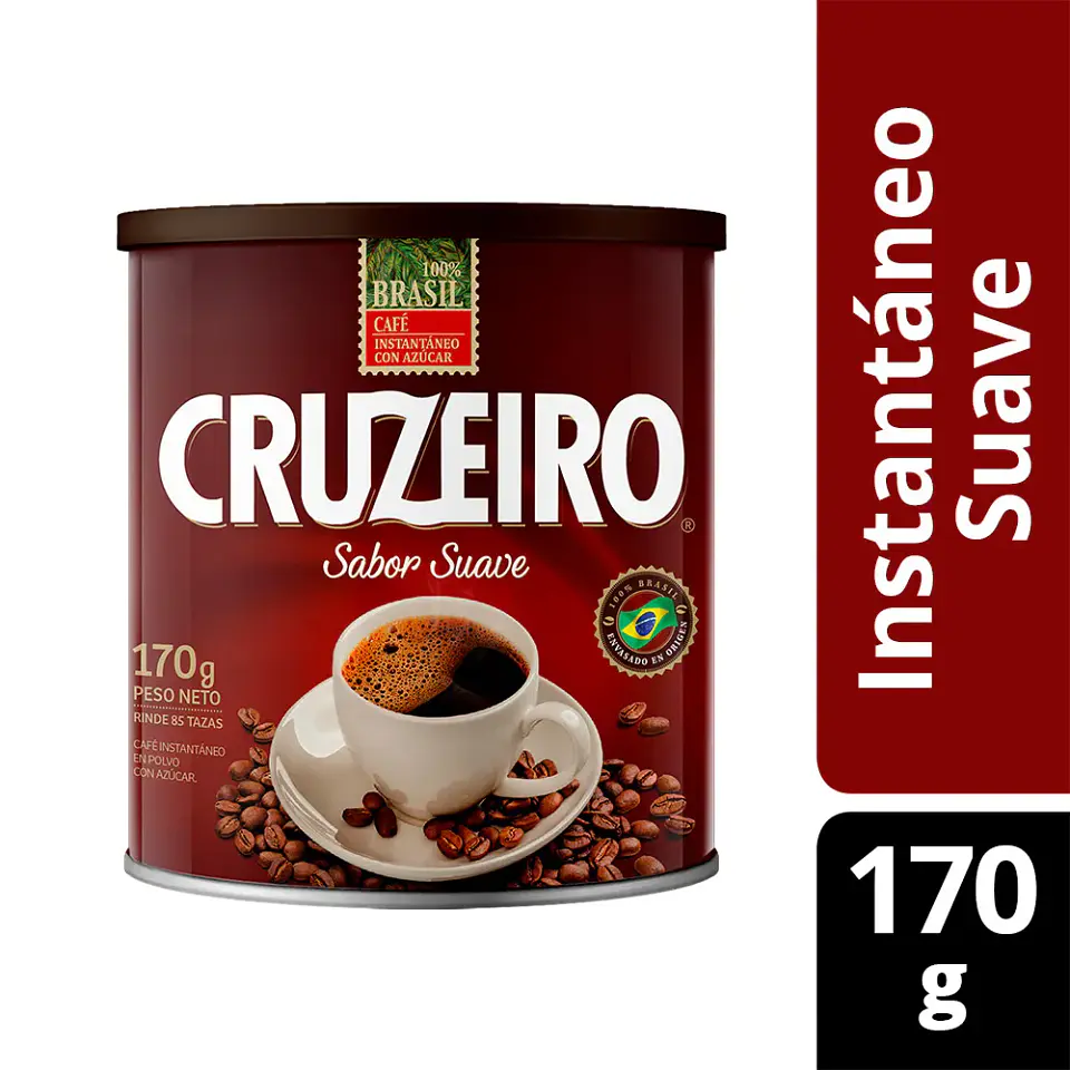 Cafe Cruzeiro Suave Tarro 170gr. 1