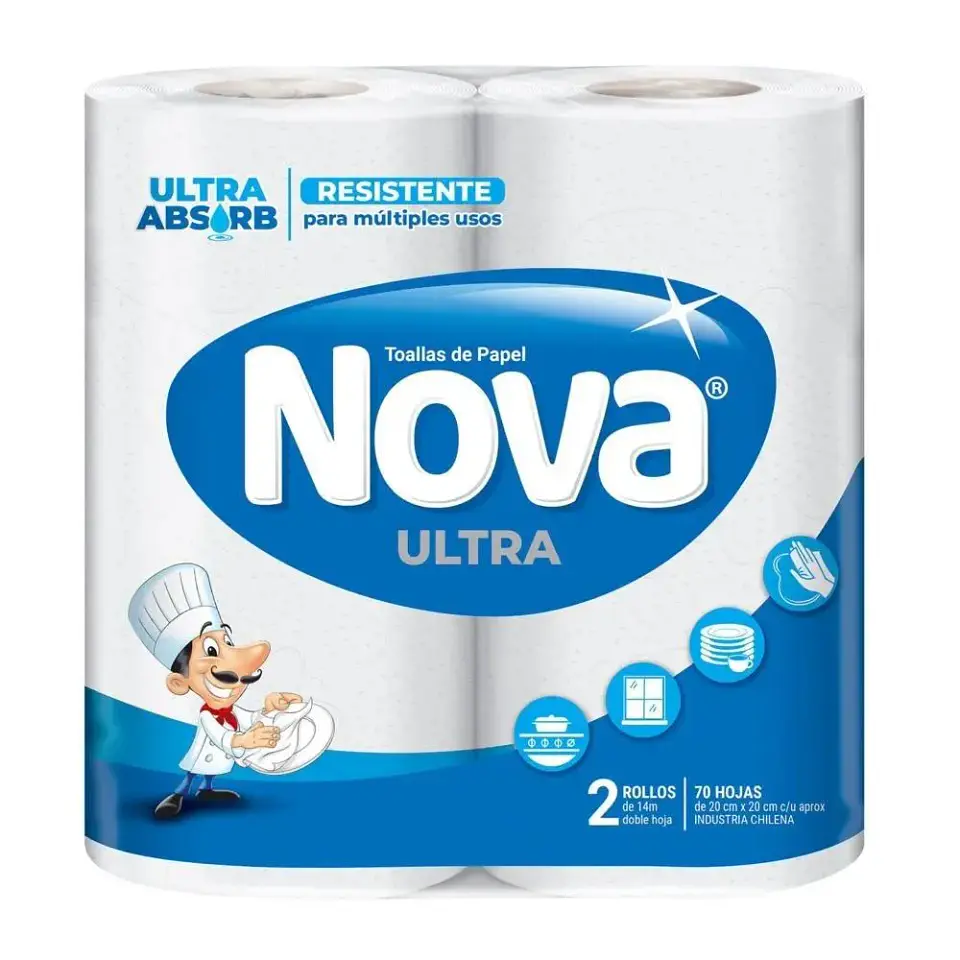 Toalla de Papel Nova Ultra 2 Unidades 1