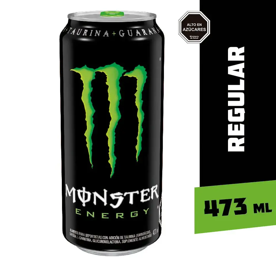 Energetica Monster Verde Regular 473ml. 1