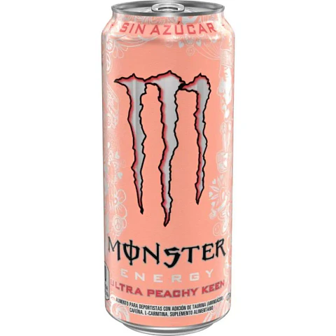 Energetica Monster Durazno Sin Azucar 473ml.