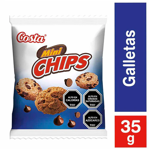 Galleta Mini Choco Chips 35gr.